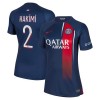 Original Fußballtrikot Paris Saint-Germain 2023-24 Hakimi 2 Heimtrikot Für Damen